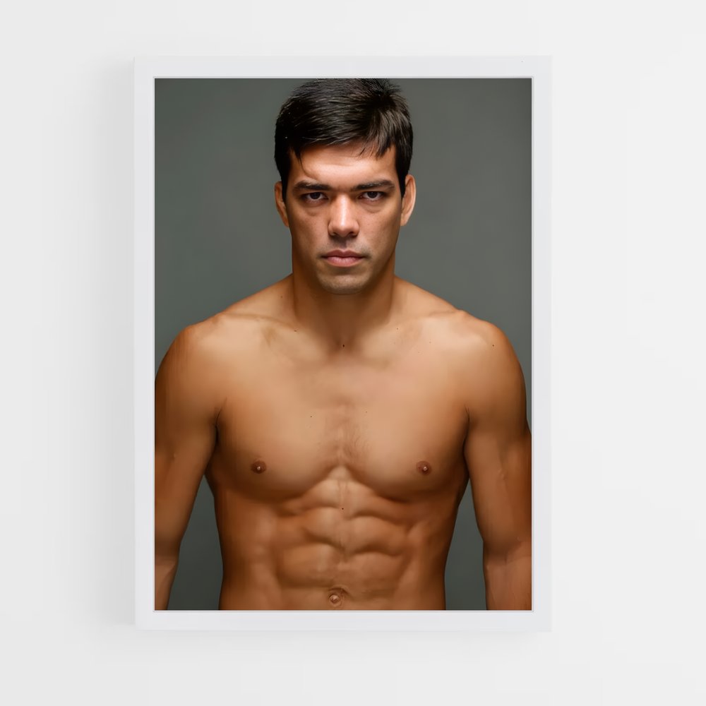 Poster Machida en Pleine Confiance – affiche MMA (vue 3)